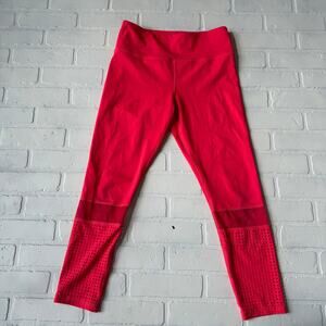 Ziya Active Women's Hot Pink Calf Cut out Yoga Athletic Pants sz 8/10 M